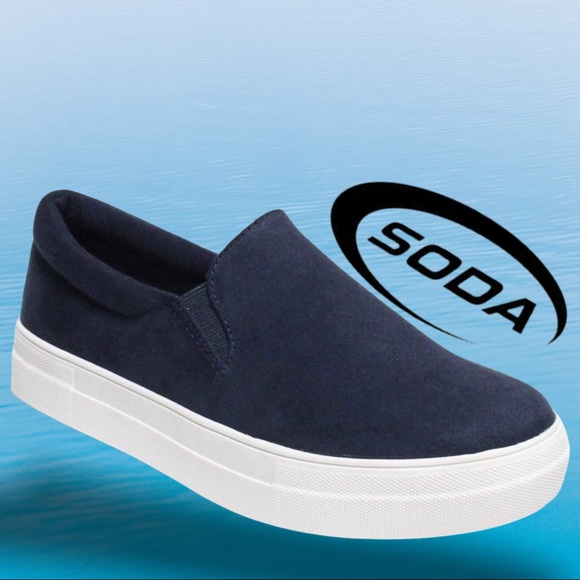 1 left! Soda Hike Gray Cobra Platform Slip On Comfort Sneaker 10 - Picture 6 of 8